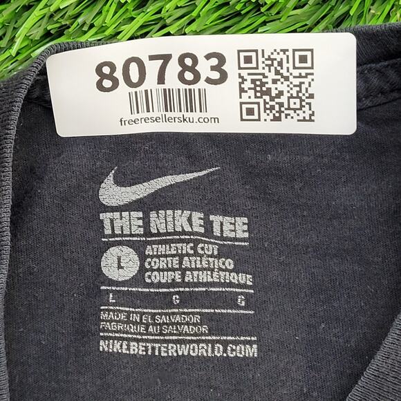 NIKE Center-Swoosh Shirt Womens Large 20x24 Cropped Faded - Picture 6 of 13